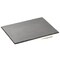 mDesign Slate Stone Serving Charcuterie Tray and Chalk Pencil, Food Board